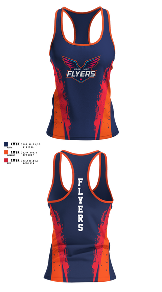 Womens Track Singlet, Heartland Flyers, Track & Field, Teamtime, Team time, sublimation, custom sports apparel, team uniforms, spirit wear, spiritwear, sports uniforms, custom shirts, team store, custom team store, fundraiser sports, apparel fundraiser