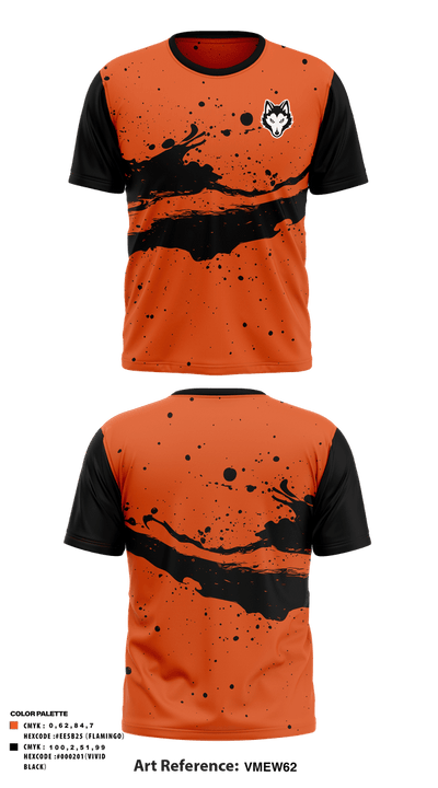 Harlem High School Track & Field 45077769 Short Sleeve Performance Shirt - 1