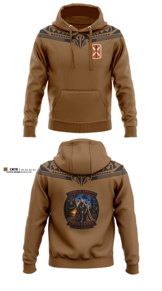Hoodie, Crusaders, Army, Teamtime, Team time, sublimation, custom sports apparel, team uniforms, spirit wear, spiritwear, sports uniforms, custom shirts, team store, custom team store, fundraiser sports, apparel fundraiser