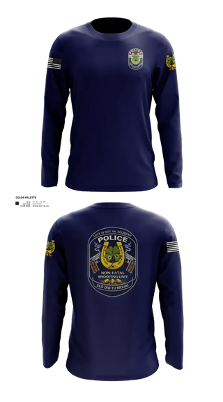 Long Sleeve Performance Shirt, Non Fatal Shooting Unit, Police, Teamtime, Team time, sublimation, custom sports apparel, team uniforms, spirit wear, spiritwear, sports uniforms, custom shirts, team store, custom team store, fundraiser sports, apparel fundraiser