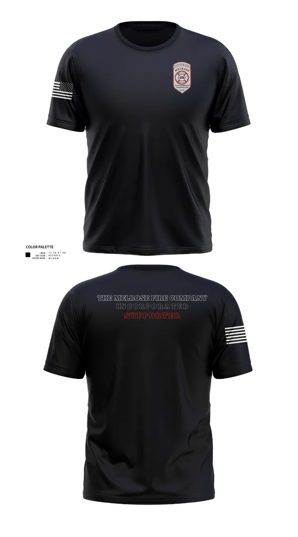 Old School Cotton Feel Shirt, The Melrose Fire Company Incorporated, , Teamtime, Team time, sublimation, custom sports apparel, team uniforms, spirit wear, spiritwear, sports uniforms, custom shirts, team store, custom team store, fundraiser sports, apparel fundraiser
