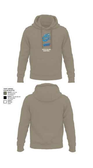 Hoodie, Cottey College Basketball, Women's Basketball, Teamtime, Team time, sublimation, custom sports apparel, team uniforms, spirit wear, spiritwear, sports uniforms, custom shirts, team store, custom team store, fundraiser sports, apparel fundraiser