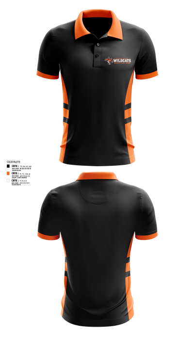 Carson Valley Wildcats Short Sleeve Performance Polo - 3