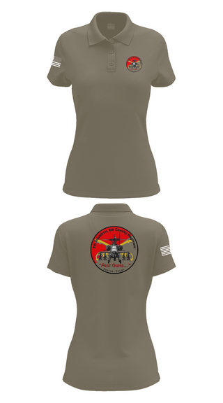Womens Short Sleeve Performance Polo, 7th Squadron, Sixth Cavalry Regiment, , Teamtime, Team time, sublimation, custom sports apparel, team uniforms, spirit wear, spiritwear, sports uniforms, custom shirts, team store, custom team store, fundraiser sports, apparel fundraiser