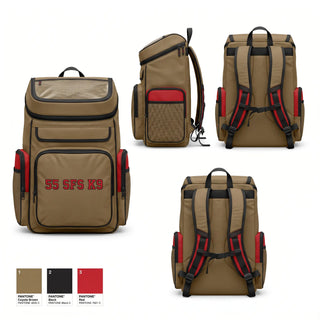 Gear Bag, 55 SFS K9, Air Force, Teamtime, Team time, sublimation, custom sports apparel, team uniforms, spirit wear, spiritwear, sports uniforms, custom shirts, team store, custom team store, fundraiser sports, apparel fundraiser