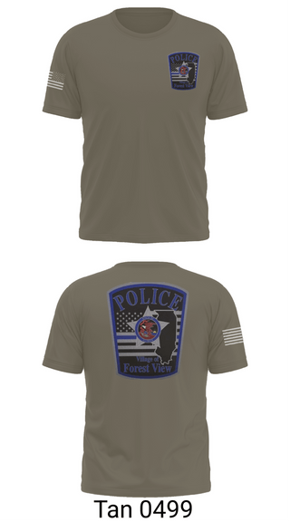 Old School Cotton Feel Shirt, Forest view police, Police, Teamtime, Team time, sublimation, custom sports apparel, team uniforms, spirit wear, spiritwear, sports uniforms, custom shirts, team store, custom team store, fundraiser sports, apparel fundraiser