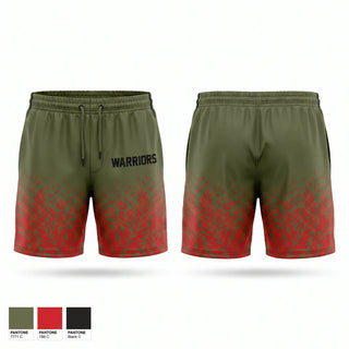 Athletic Shorts With Pockets, Warriors, Men's Basketball, Teamtime, Team time, sublimation, custom sports apparel, team uniforms, spirit wear, spiritwear, sports uniforms, custom shirts, team store, custom team store, fundraiser sports, apparel fundraiser