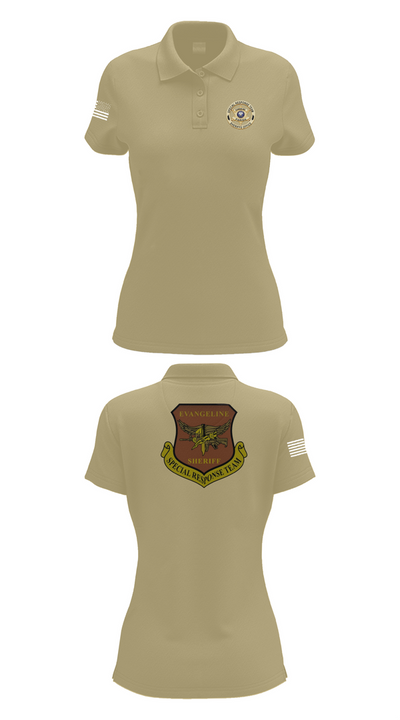 Evangeline Parish Sheriffs Office S.R.T Women's Short Sleeve Performance Polo  - 90