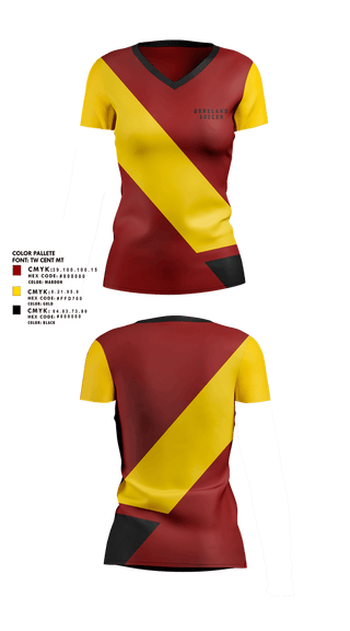 Womens Short Sleeve Vneck Shirt, Duneland Soccer, Men's Soccer, Teamtime, Team time, sublimation, custom sports apparel, team uniforms, spirit wear, spiritwear, sports uniforms, custom shirts, team store, custom team store, fundraiser sports, apparel fundraiser
