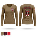 75th Field Hospital 50914347 Women's Long Sleeve V-neck Shirt - 1