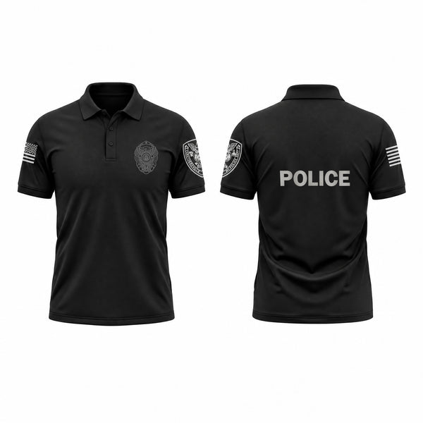 Short Sleeve Performance Polo, Caruthersville Police Department, Police, Teamtime, Team time, sublimation, custom sports apparel, team uniforms, spirit wear, spiritwear, sports uniforms, custom shirts, team store, custom team store, fundraiser sports, apparel fundraiser