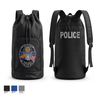 Gear Bag, Winslow Police Department, Police, Teamtime, Team time, sublimation, custom sports apparel, team uniforms, spirit wear, spiritwear, sports uniforms, custom shirts, team store, custom team store, fundraiser sports, apparel fundraiser