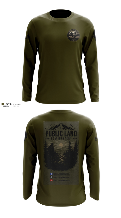 Public Land Bow Hunters Long Sleeve Performance Shirt - 3
