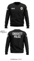 Crockett Police Department 97881074 Crew Neck Sweatshirt - 4