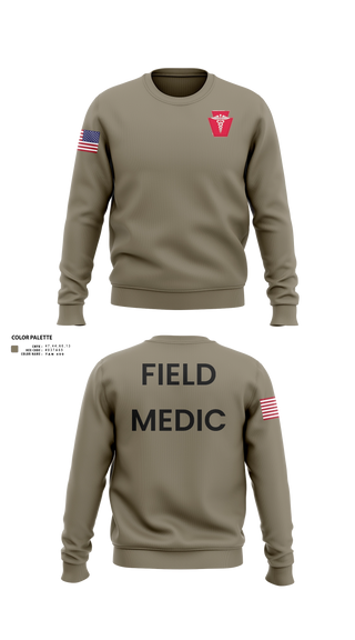 Crew Neck Sweatshirt, Snake creek medic corp, Air Force, Teamtime, Team time, sublimation, custom sports apparel, team uniforms, spirit wear, spiritwear, sports uniforms, custom shirts, team store, custom team store, fundraiser sports, apparel fundraiser