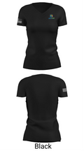 James Island Elementary School 89808231 Women's Short Sleeve V-neck Shirt - 38