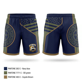 Athletic Shorts With Pockets, Deming PD, Police, Teamtime, Team time, sublimation, custom sports apparel, team uniforms, spirit wear, spiritwear, sports uniforms, custom shirts, team store, custom team store, fundraiser sports, apparel fundraiser