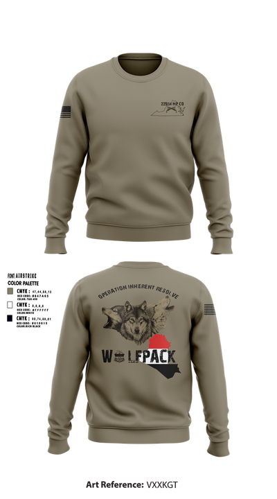 229th mp co Crew Neck Sweatshirt - 101