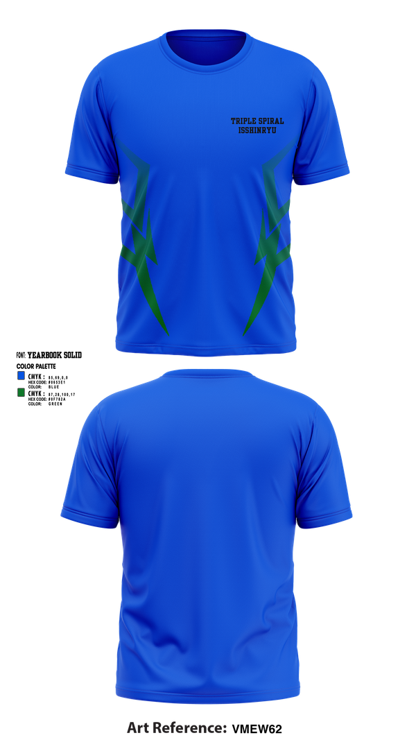 Short Sleeve Performance Shirt, Triple Spiral Isshinryu Karate, , Teamtime, Team time, sublimation, custom sports apparel, team uniforms, spirit wear, spiritwear, sports uniforms, custom shirts, team store, custom team store, fundraiser sports, apparel fundraiser