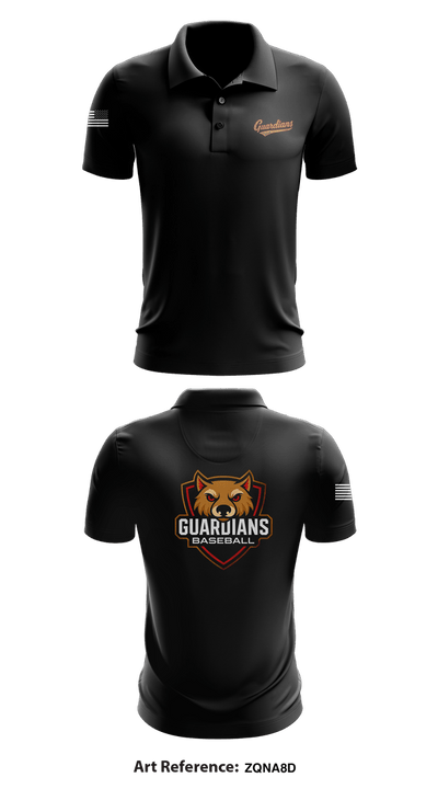 Guardians Baseball 46818393 Short Sleeve Performance Polo - 24