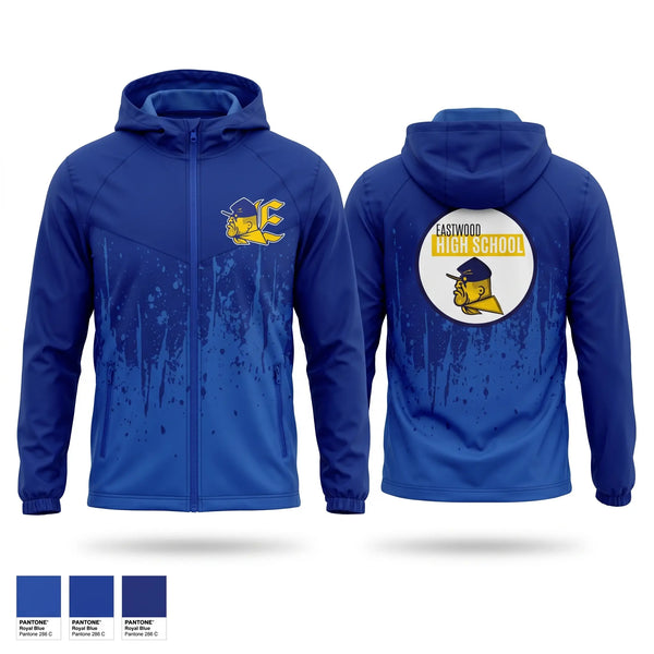 Windbreaker, Eastwood High School, Cross Country, Teamtime, Team time, sublimation, custom sports apparel, team uniforms, spirit wear, spiritwear, sports uniforms, custom shirts, team store, custom team store, fundraiser sports, apparel fundraiser
