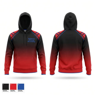 Hoodie, Midwest Xtreme Wrestling, Wrestling, Teamtime, Team time, sublimation, custom sports apparel, team uniforms, spirit wear, spiritwear, sports uniforms, custom shirts, team store, custom team store, fundraiser sports, apparel fundraiser