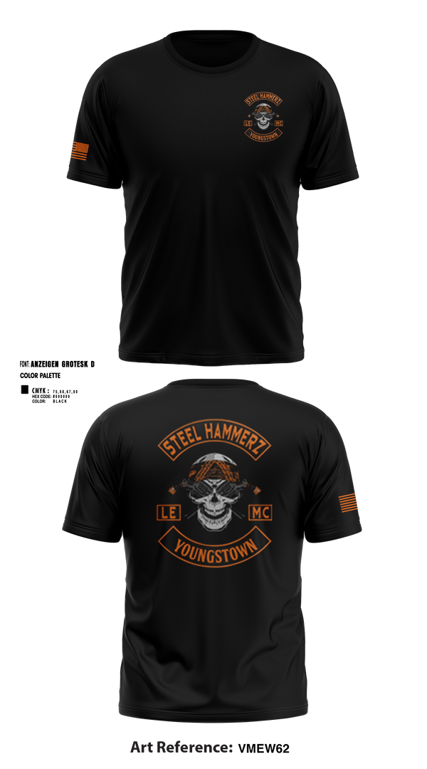 Short Sleeve Performance Shirt, Yougstown Steel hammerz, Police, Teamtime, Team time, sublimation, custom sports apparel, team uniforms, spirit wear, spiritwear, sports uniforms, custom shirts, team store, custom team store, fundraiser sports, apparel fundraiser