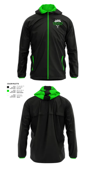 Windbreaker, Vipers, Softball, Teamtime, Team time, sublimation, custom sports apparel, team uniforms, spirit wear, spiritwear, sports uniforms, custom shirts, team store, custom team store, fundraiser sports, apparel fundraiser