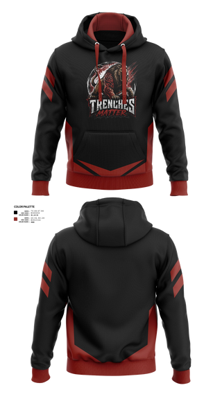 Hoodie, Trenches Matter, , Teamtime, Team time, sublimation, custom sports apparel, team uniforms, spirit wear, spiritwear, sports uniforms, custom shirts, team store, custom team store, fundraiser sports, apparel fundraiser
