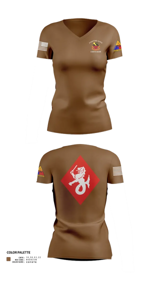 Womens Short Sleeve Vneck Shirt, , Army, Teamtime, Team time, sublimation, custom sports apparel, team uniforms, spirit wear, spiritwear, sports uniforms, custom shirts, team store, custom team store, fundraiser sports, apparel fundraiser