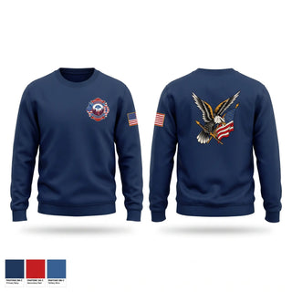 Crew Neck Sweatshirt, Miami Twp Fire Rescue, Fire Department, Teamtime, Team time, sublimation, custom sports apparel, team uniforms, spirit wear, spiritwear, sports uniforms, custom shirts, team store, custom team store, fundraiser sports, apparel fundraiser