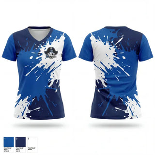 Womens Short Sleeve Vneck Shirt, Burrell, Baseball, Teamtime, Team time, sublimation, custom sports apparel, team uniforms, spirit wear, spiritwear, sports uniforms, custom shirts, team store, custom team store, fundraiser sports, apparel fundraiser