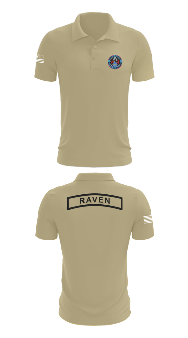 Short Sleeve Performance Polo, Phoenix Raven Instrutor, , Teamtime, Team time, sublimation, custom sports apparel, team uniforms, spirit wear, spiritwear, sports uniforms, custom shirts, team store, custom team store, fundraiser sports, apparel fundraiser