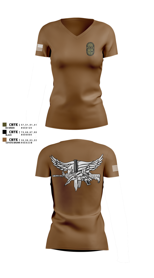 Womens Short Sleeve Vneck Shirt, DAUPHIN COUNTY CRT, , Teamtime, Team time, sublimation, custom sports apparel, team uniforms, spirit wear, spiritwear, sports uniforms, custom shirts, team store, custom team store, fundraiser sports, apparel fundraiser