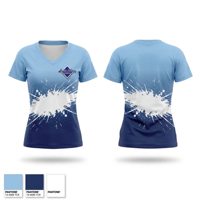 Lake Shore Graysox Women's Short Sleeve V-neck Shirt - 1