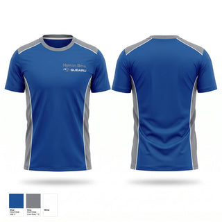 Short Sleeve Performance Shirt, Hyman Bros Subaru, , Teamtime, Team time, sublimation, custom sports apparel, team uniforms, spirit wear, spiritwear, sports uniforms, custom shirts, team store, custom team store, fundraiser sports, apparel fundraiser