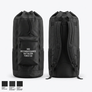 Gear Bag, 3rd Reconnaissance Battalion, Force Co, Marines, Teamtime, Team time, sublimation, custom sports apparel, team uniforms, spirit wear, spiritwear, sports uniforms, custom shirts, team store, custom team store, fundraiser sports, apparel fundraiser