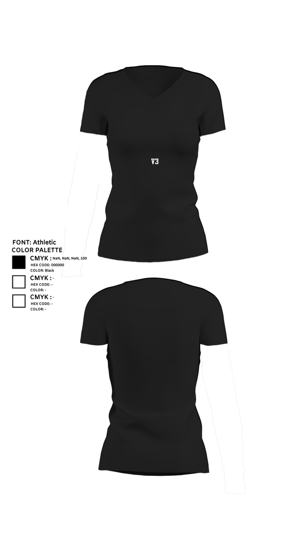 Womens Short Sleeve Vneck Shirt, V3, , Teamtime, Team time, sublimation, custom sports apparel, team uniforms, spirit wear, spiritwear, sports uniforms, custom shirts, team store, custom team store, fundraiser sports, apparel fundraiser