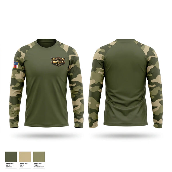 Long Sleeve Performance Shirt, SGT OWENS, Wrestling, Teamtime, Team time, sublimation, custom sports apparel, team uniforms, spirit wear, spiritwear, sports uniforms, custom shirts, team store, custom team store, fundraiser sports, apparel fundraiser