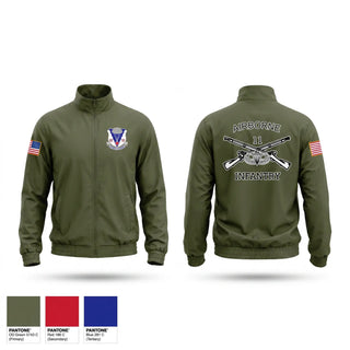 Windbreaker, A Co 2-134 IN BN ABN, National Guard, Teamtime, Team time, sublimation, custom sports apparel, team uniforms, spirit wear, spiritwear, sports uniforms, custom shirts, team store, custom team store, fundraiser sports, apparel fundraiser