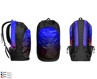 Gear Bag, 208 Volleyball Club, Women's Volleyball, Teamtime, Team time, sublimation, custom sports apparel, team uniforms, spirit wear, spiritwear, sports uniforms, custom shirts, team store, custom team store, fundraiser sports, apparel fundraiser