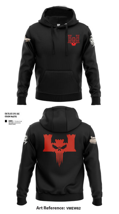 B co 334th BEB 63432042 Hoodie - 101