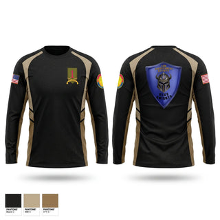 Long Sleeve Performance Shirt, FRKS LEA, Army, Teamtime, Team time, sublimation, custom sports apparel, team uniforms, spirit wear, spiritwear, sports uniforms, custom shirts, team store, custom team store, fundraiser sports, apparel fundraiser
