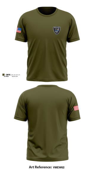 Short Sleeve Performance Shirt, Orrville Police Department, Police, Teamtime, Team time, sublimation, custom sports apparel, team uniforms, spirit wear, spiritwear, sports uniforms, custom shirts, team store, custom team store, fundraiser sports, apparel fundraiser