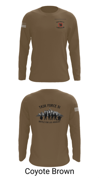 Long Sleeve Performance Shirt, 1-185th IN BN, , Teamtime, Team time, sublimation, custom sports apparel, team uniforms, spirit wear, spiritwear, sports uniforms, custom shirts, team store, custom team store, fundraiser sports, apparel fundraiser
