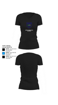 Andover Township Police Department 13076231 Women's Short Sleeve V-neck Shirt - 23