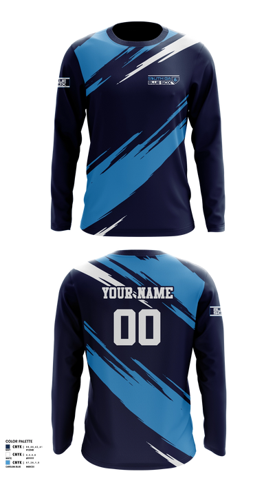 South GA Blue Sox Long Sleeve Performance Shirt - 3