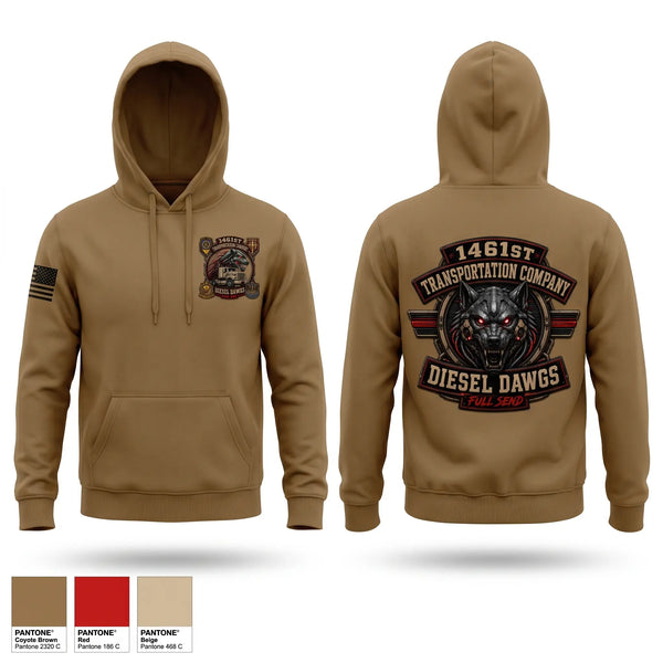 Hoodie, 1461st Transportation Company, National Guard, Teamtime, Team time, sublimation, custom sports apparel, team uniforms, spirit wear, spiritwear, sports uniforms, custom shirts, team store, custom team store, fundraiser sports, apparel fundraiser