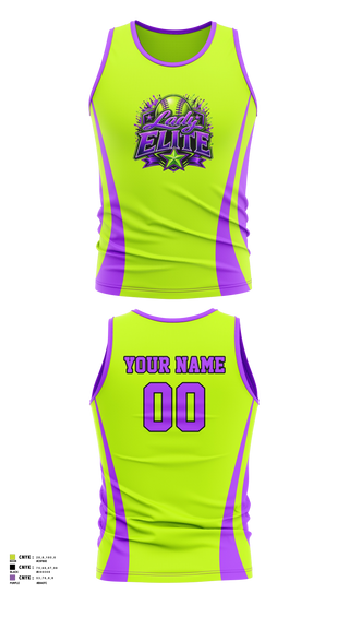 Tank Top, Lady Elite, Softball, Teamtime, Team time, sublimation, custom sports apparel, team uniforms, spirit wear, spiritwear, sports uniforms, custom shirts, team store, custom team store, fundraiser sports, apparel fundraiser