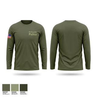 Long Sleeve Performance Shirt, McCaysville Police, Police, Teamtime, Team time, sublimation, custom sports apparel, team uniforms, spirit wear, spiritwear, sports uniforms, custom shirts, team store, custom team store, fundraiser sports, apparel fundraiser